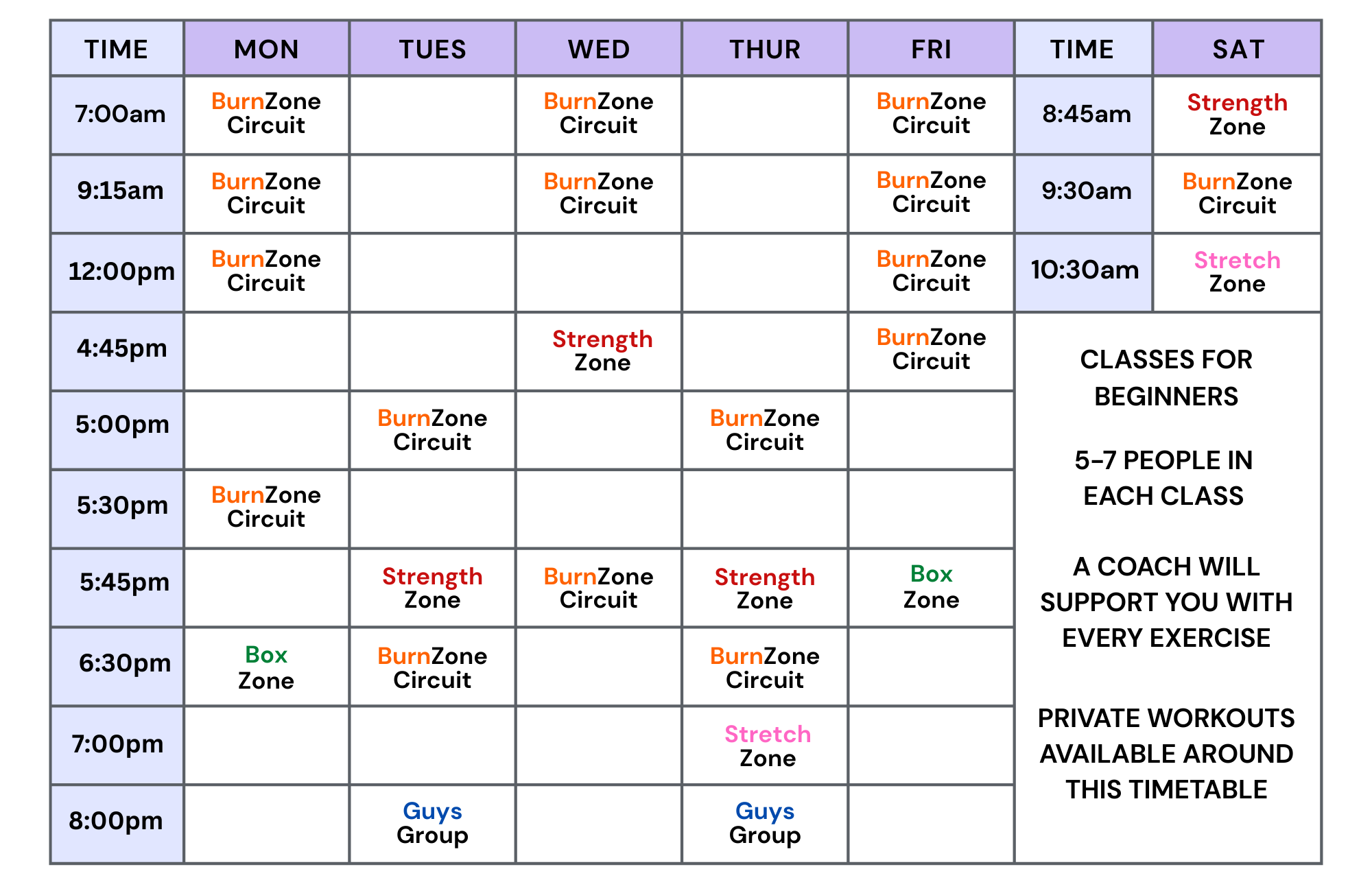 New Timetable Format (2)